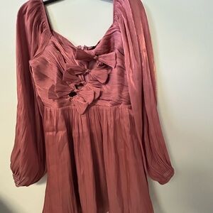 NWT Lulus Rusty Rose Dress